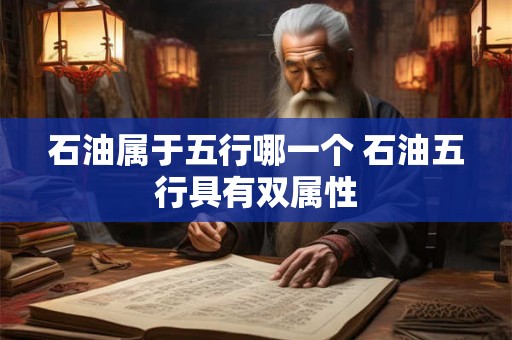 石油属于五行哪一个 石油五行具有双属性