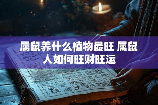 属鼠养什么植物最旺 属鼠人如何旺财旺运