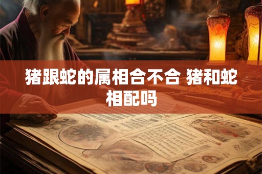 猪跟蛇的属相合不合 猪和蛇相配吗