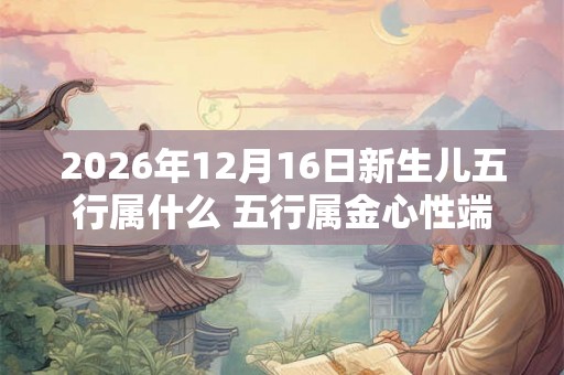 2026年12月16日新生儿五行属什么 五行属金心性端正