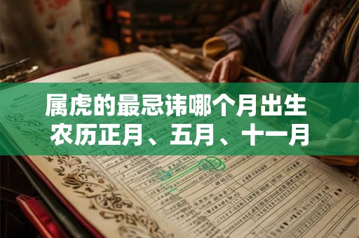 属虎的最忌讳哪个月出生 农历正月、五月、十一月
