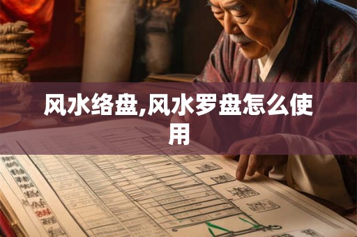风水络盘,风水罗盘怎么使用