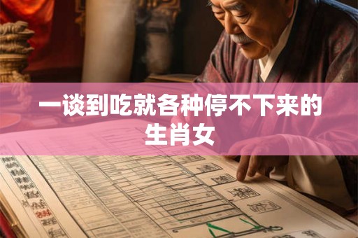 一谈到吃就各种停不下来的生肖女
