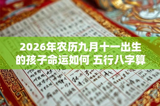 2026年农历九月十一出生的孩子命运如何 五行八字算命取名