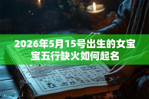2026年5月15号出生的女宝宝五行缺火如何起名