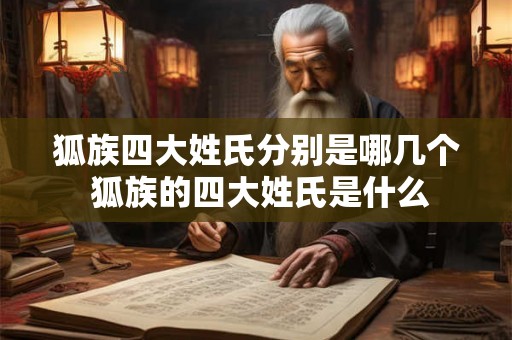 狐族四大姓氏分别是哪几个 狐族的四大姓氏是什么