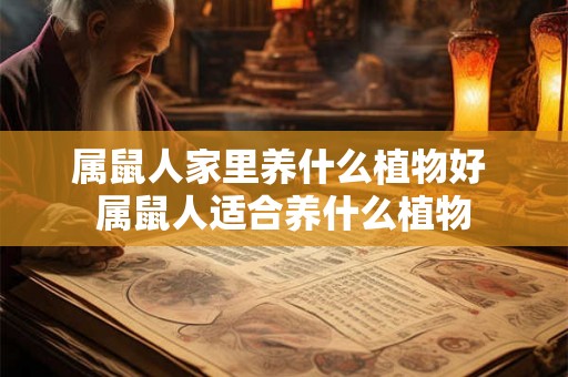 属鼠人家里养什么植物好 属鼠人适合养什么植物