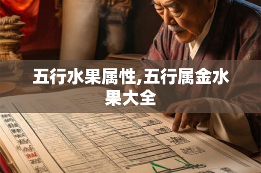 五行水果属性,五行属金水果大全