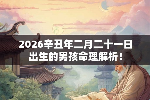 2026辛丑年二月二十一日出生的男孩命理解析！