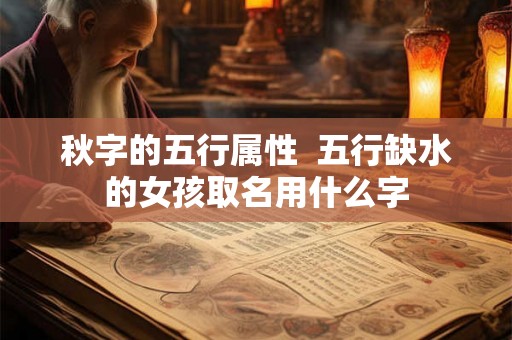秋字的五行属性  五行缺水的女孩取名用什么字