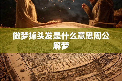 做梦掉头发是什么意思周公解梦
