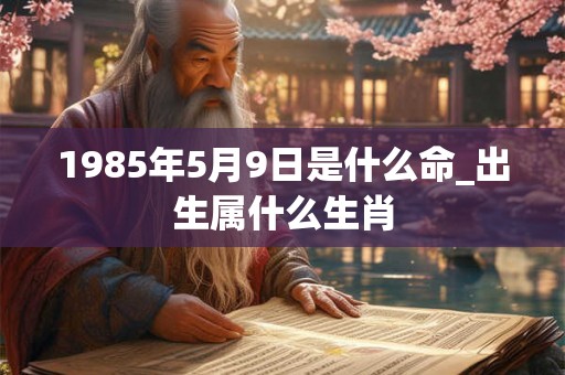 1985年5月9日是什么命_出生属什么生肖