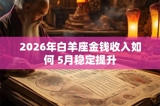 2026年白羊座金钱收入如何 5月稳定提升