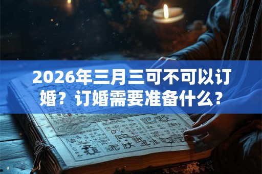 2026年三月三可不可以订婚？订婚需要准备什么？