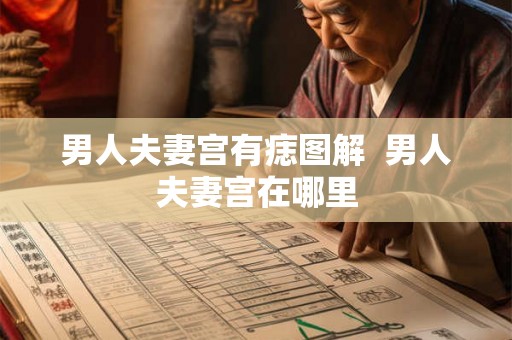 男人夫妻宫有痣图解  男人夫妻宫在哪里