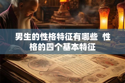 男生的性格特征有哪些 性格的四个基本特征 男生的性格特征有哪些 性格的四个基本特征