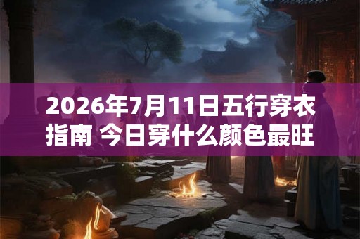 2026年7月11日五行穿衣指南 今日穿什么颜色最旺运 2026年7月11日五行穿衣指南 今日穿什么颜色最旺运