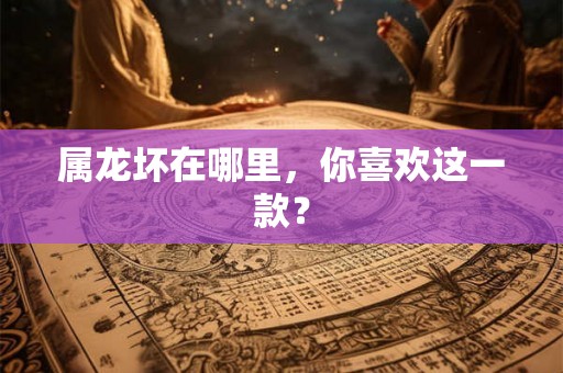 属龙坏在哪里，你喜欢这一款？