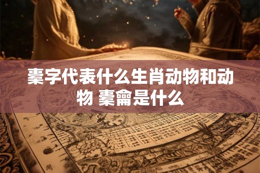 橐字代表什么生肖动物和动物 橐龠是什么