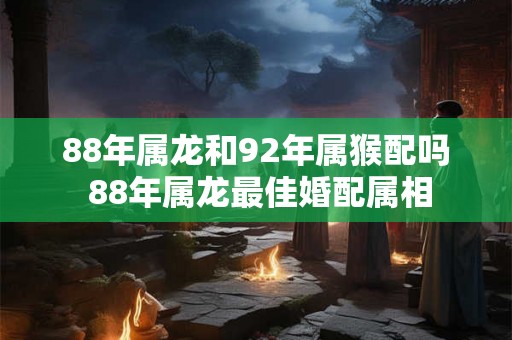 88年属龙和92年属猴配吗 88年属龙最佳婚配属相