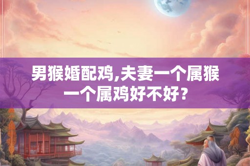 男猴婚配鸡,夫妻一个属猴一个属鸡好不好？