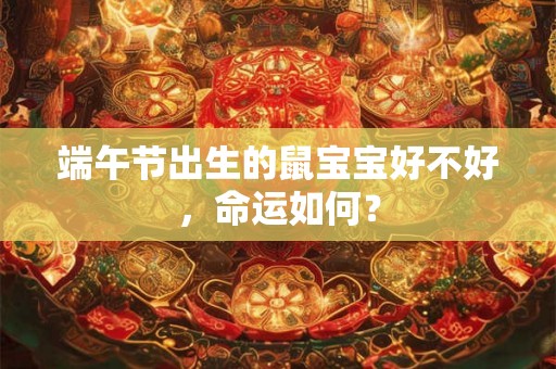端午节出生的鼠宝宝好不好，命运如何？