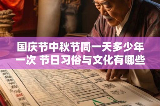 国庆节中秋节同一天多少年一次 节日习俗与文化有哪些 国庆节中秋节同一天多少年一次 节日习俗与文化有哪些