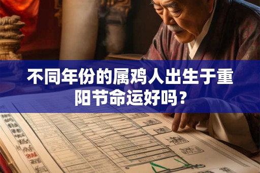 不同年份的属鸡人出生于重阳节命运好吗? 不同年份的属鸡人出生于重阳节命运好吗?