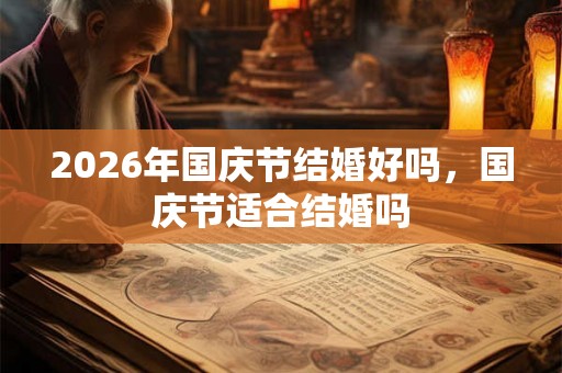 2026年国庆节结婚好吗，国庆节适合结婚吗