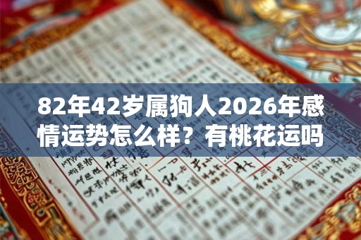 82年42岁属狗人2026年感情运势怎么样？有桃花运吗