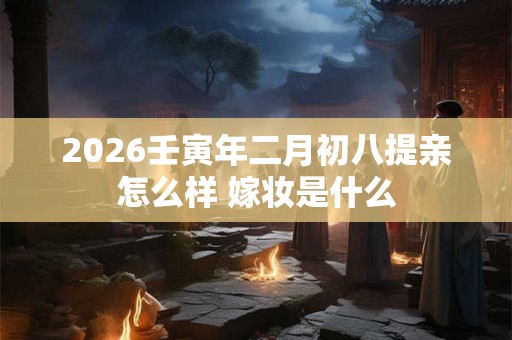 2026壬寅年二月初八提亲怎么样 嫁妆是什么