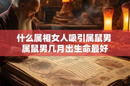 什么属相女人吸引属鼠男 属鼠男几月出生命最好