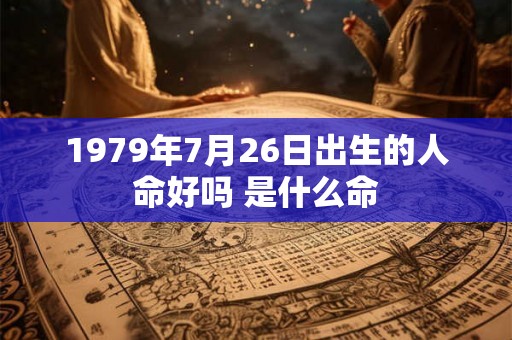 1979年7月26日出生的人命好吗 是什么命