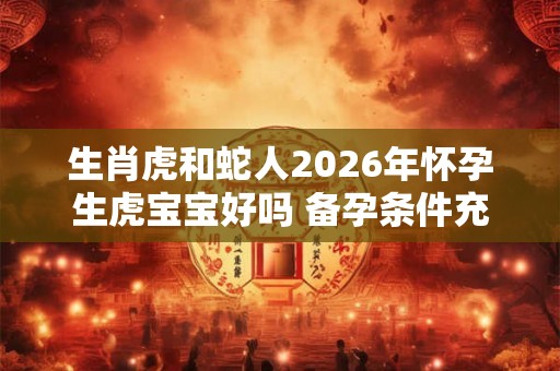生肖虎和蛇人2026年怀孕生虎宝宝好吗 备孕条件充足