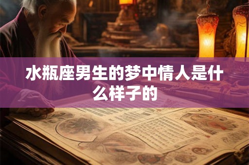 水瓶座男生的梦中情人是什么样子的