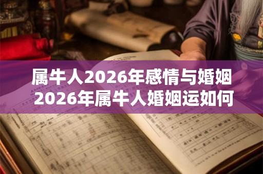 属牛人2026年感情与婚姻 2026年属牛人婚姻运如何
