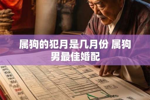 属狗的犯月是几月份 属狗男最佳婚配