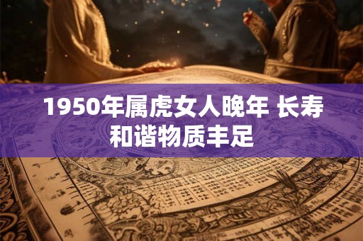 1950年属虎女人晚年 长寿和谐物质丰足