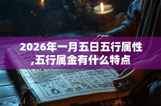 2026年一月五日五行属性,五行属金有什么特点