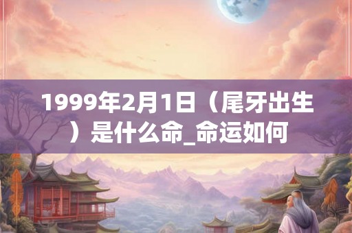 1999年2月1日（尾牙出生）是什么命_命运如何