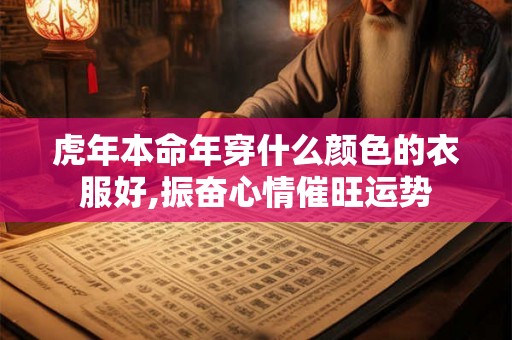 虎年本命年穿什么颜色的衣服好,振奋心情催旺运势 虎年本命年穿什么颜色的衣服好,振奋心情催旺运势