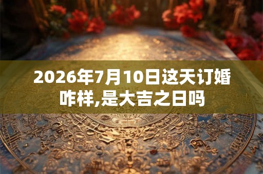 2026年7月10日这天订婚咋样,是大吉之日吗 2026年7月10日这天订婚咋样,是大吉之日吗