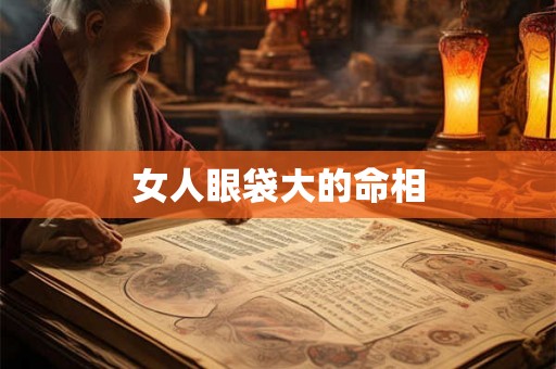 女人眼袋大的命相