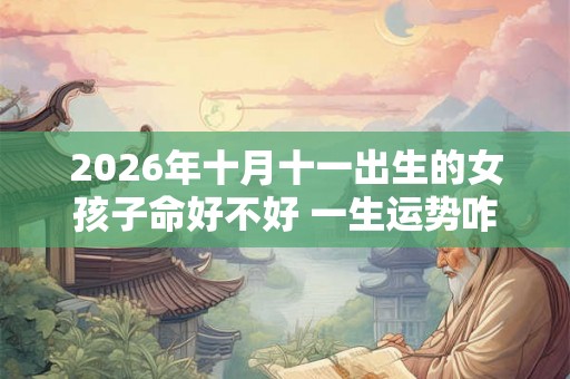 2026年十月十一出生的女孩子命好不好 一生运势咋样 2026年十月十一出生的女孩子命好不好 一生运势咋样