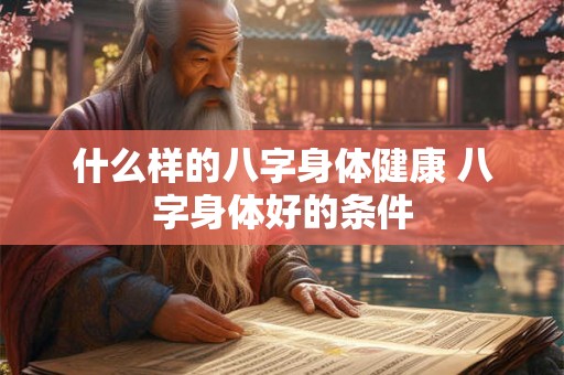什么样的八字身体健康 八字身体好的条件