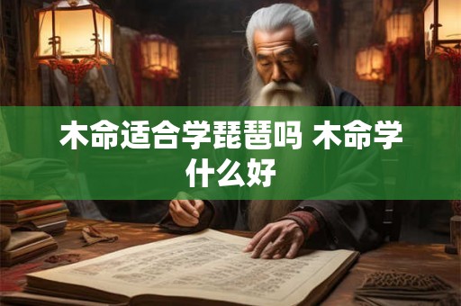 木命适合学琵琶吗 木命学什么好