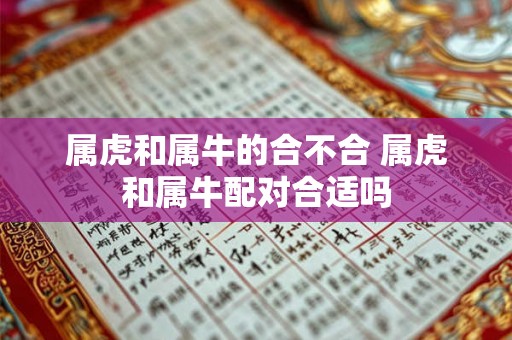 属虎和属牛的合不合 属虎和属牛配对合适吗 属虎和属牛的合不合 属虎和属牛配对合适吗