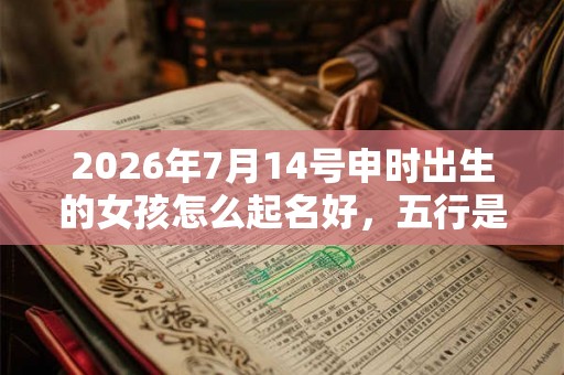 2026年7月14号申时出生的女孩怎么起名好，五行是什么？