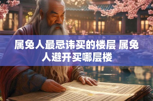 属兔人最忌讳买的楼层 属兔人避开买哪层楼