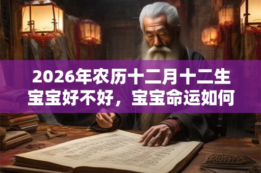 2026年农历十二月十二生宝宝好不好，宝宝命运如何？